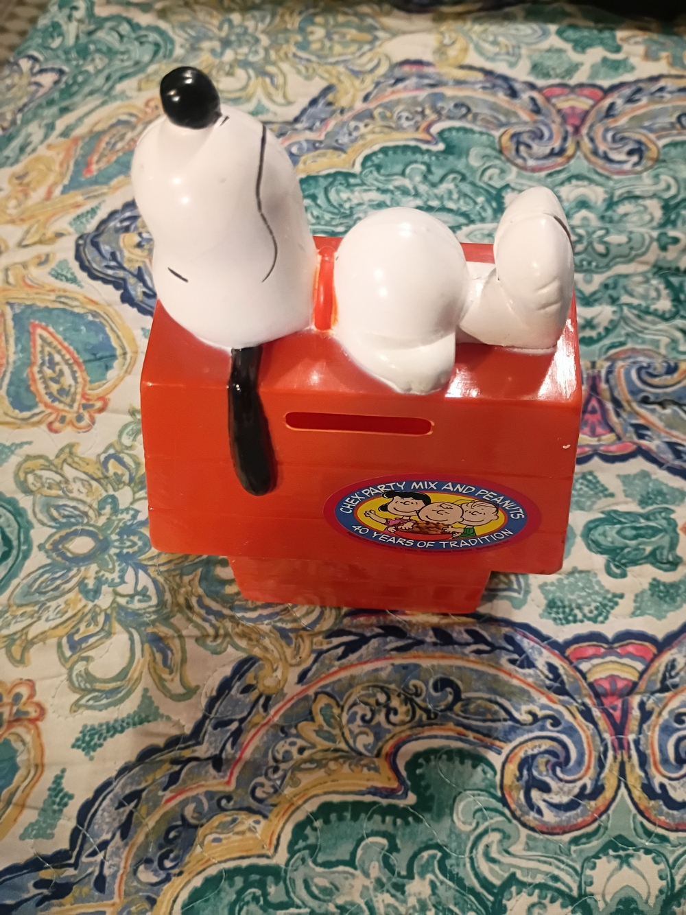 Vintage 1950's Peanuts Snoopy Coin Bank